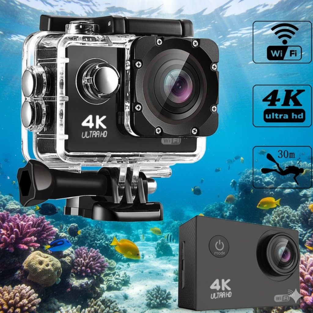 EVIN ACTION CAMERA 4K Ultra HD 4K Vlogging Action Camera Sports and Action Camera-image-46