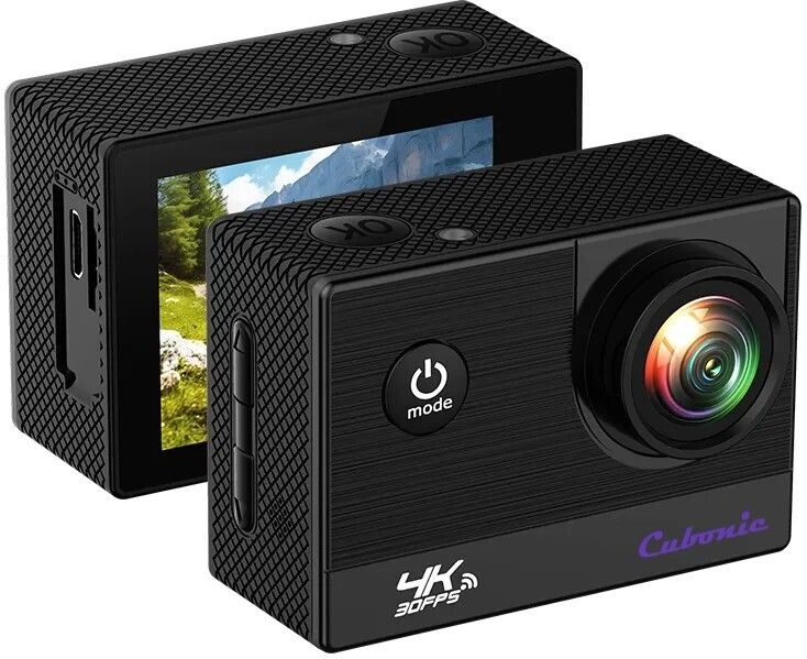 Cubonic 4k HD Waterproof WiFi Camera Ultra Bright LCD 170° Wide-Angle 4k Sports & Action Camera-image-35