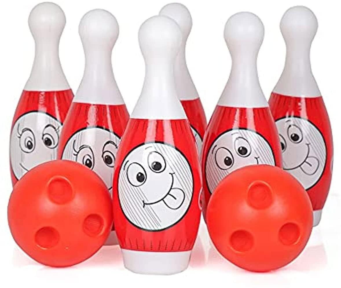Bowling Game for Kids 6 Pin 2 Balls Bowling Set for Kids Sports Bowling Set
