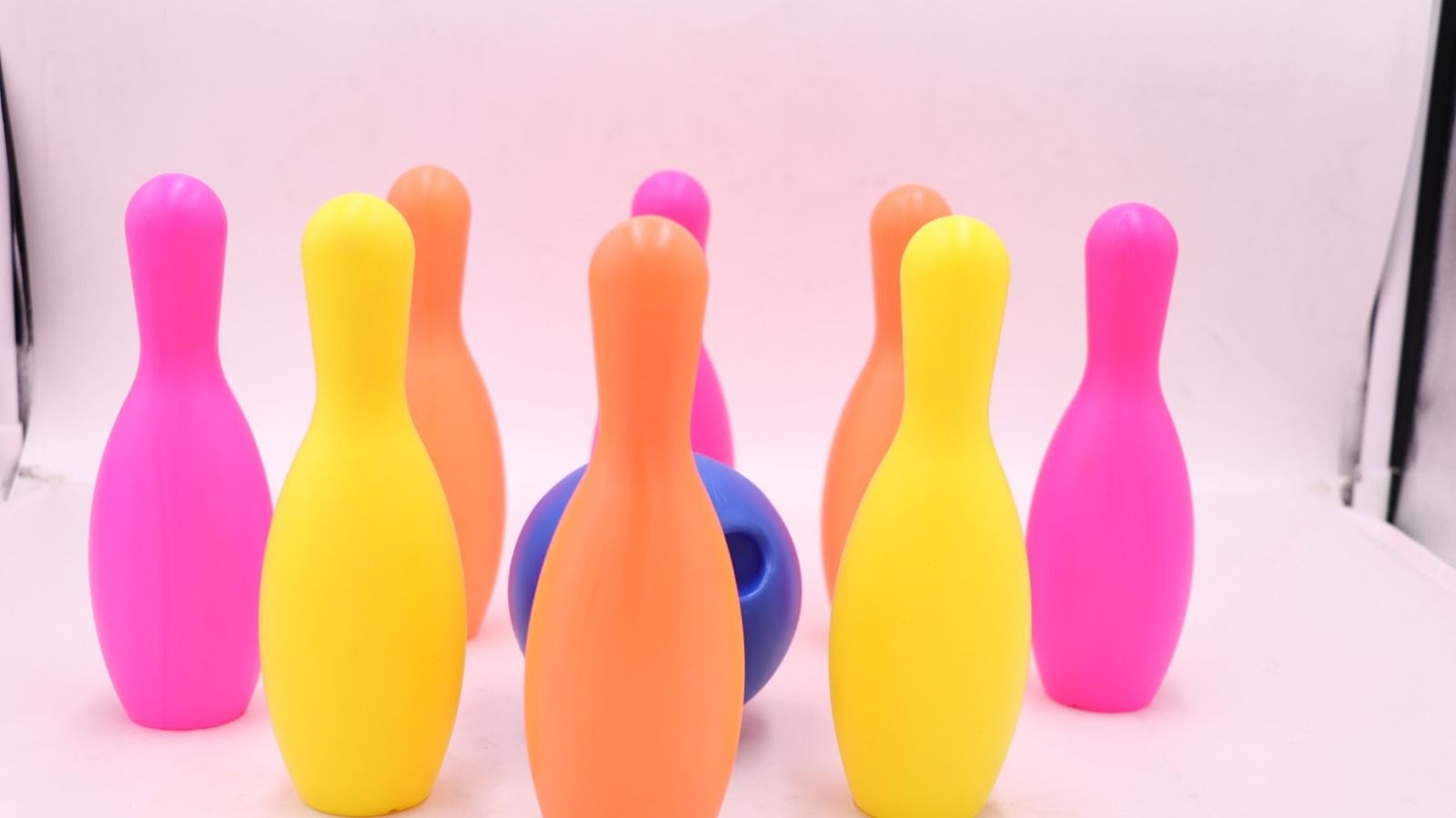 8 Bowling Pins and 2 Balls Sports Bowling Set
