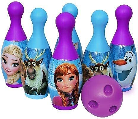 Disney Plastic Bowling Set - Frozen, Multi Color, Multicolor Sports Bowling Set-image-5