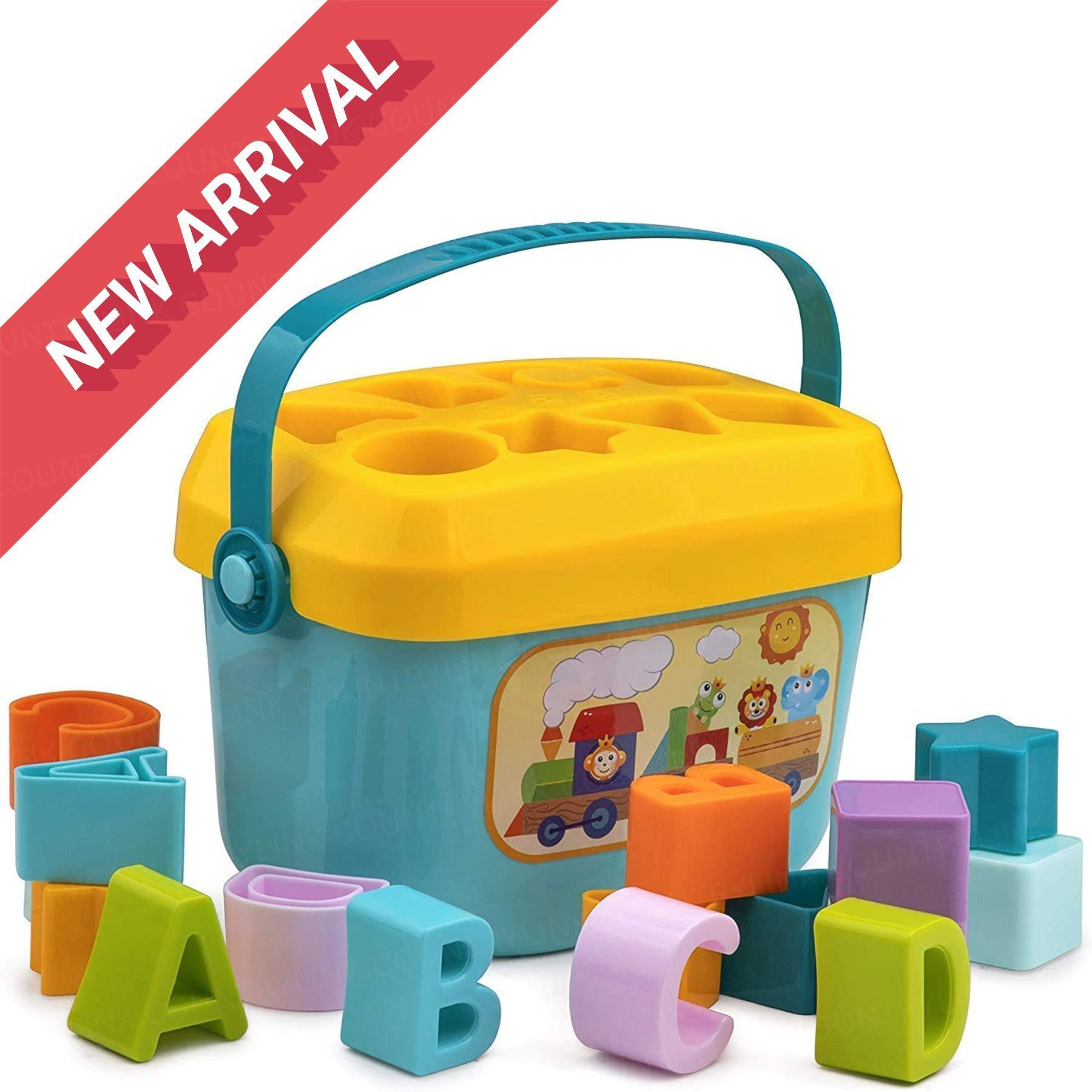 countrylink Baby First Blocks Color Shape Toy Educational Sorting Box for Kids Baby-picture-20