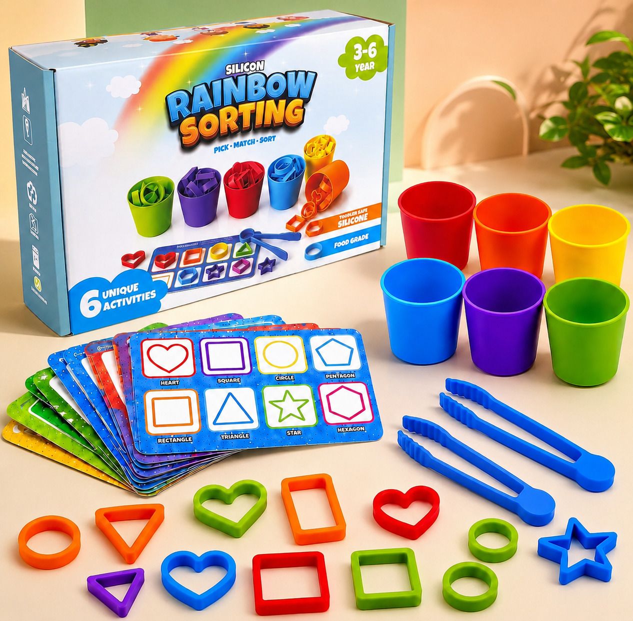 sthofy Toddler Skill Development Sorting Toy Set-picture-27