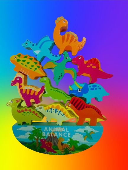 bestie toys Dino Animal Balance Stacking Toy For Kids,-picture-20