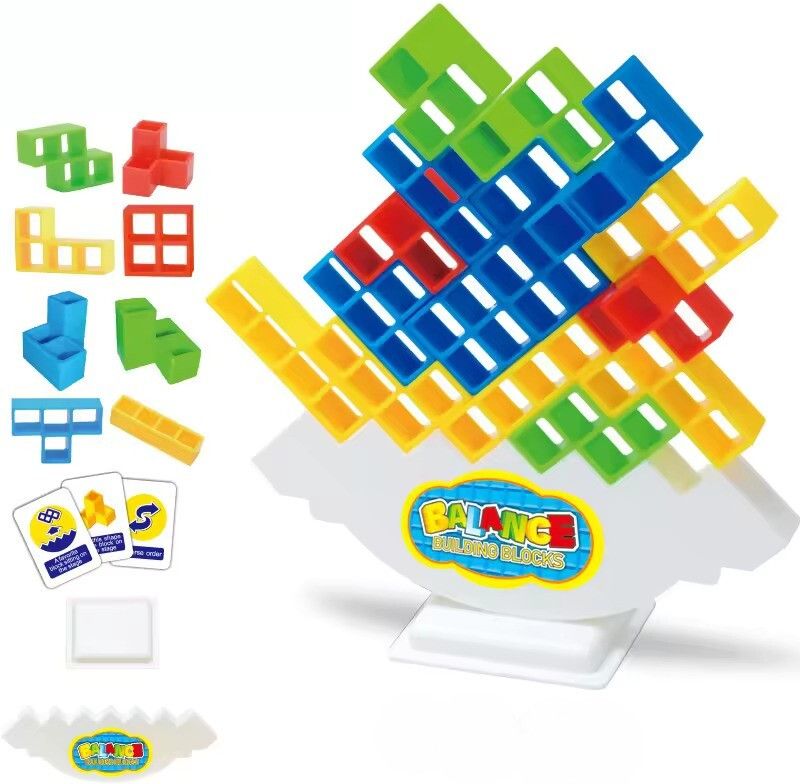 zyamalox Tetra Tower Strategic Puzzle games for kids of Stacking Blocks family games-picture-11