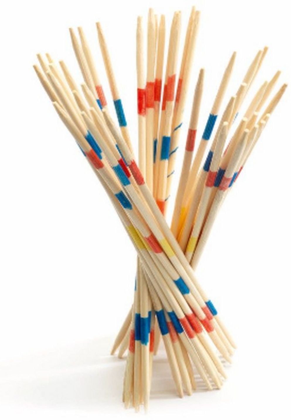 90 degree Plastic Playing Sticks Game for Kids Adults, 31 Sticks, Ivory-picture-19