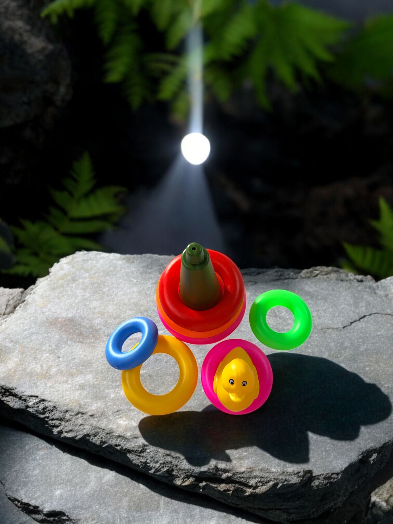 Duck Ring Toss Coordination Game Toy for Boys Girls Fun Time-image-48