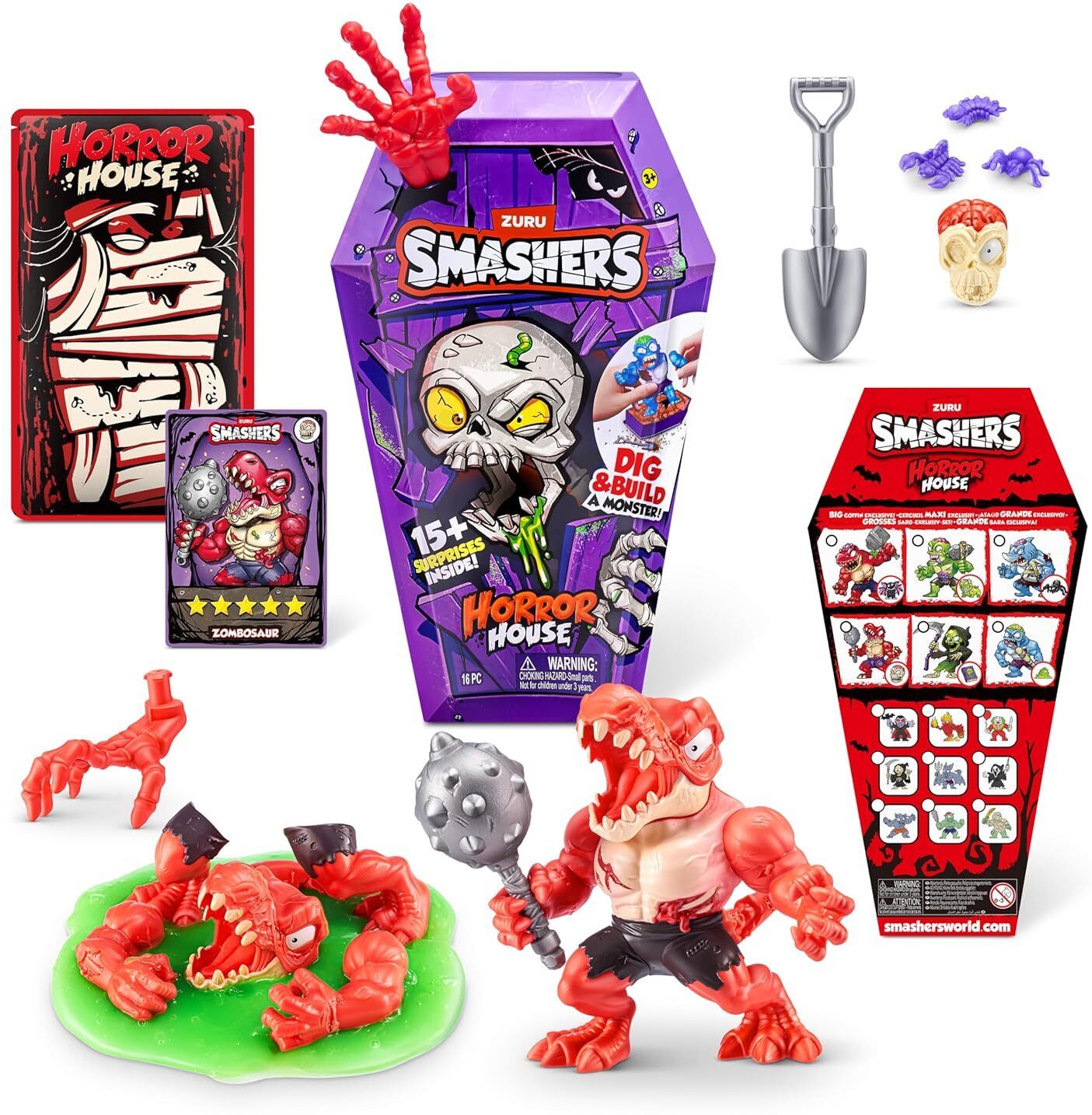 kitmeer Smashers Horror House (Zombosaur) Interactive Toy, Collectable Toy-picture-18