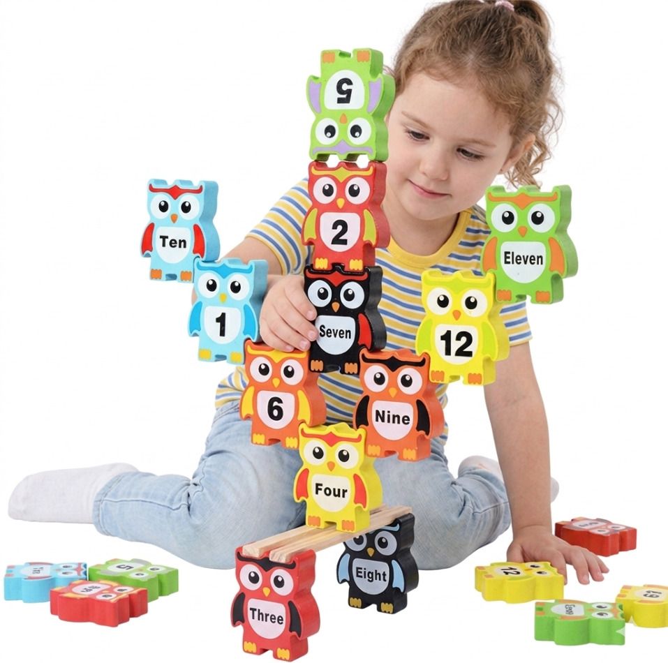 colton Owl Balancing Stacking Blocks-picture-27