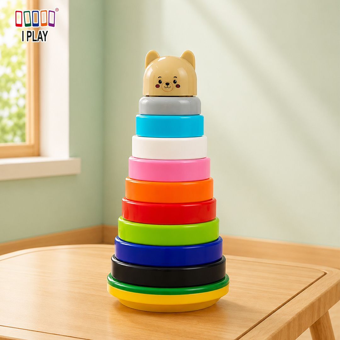 Kids Ring Stacker Toy | Educational Colorful Stacking Toy for Early Learning-image-41