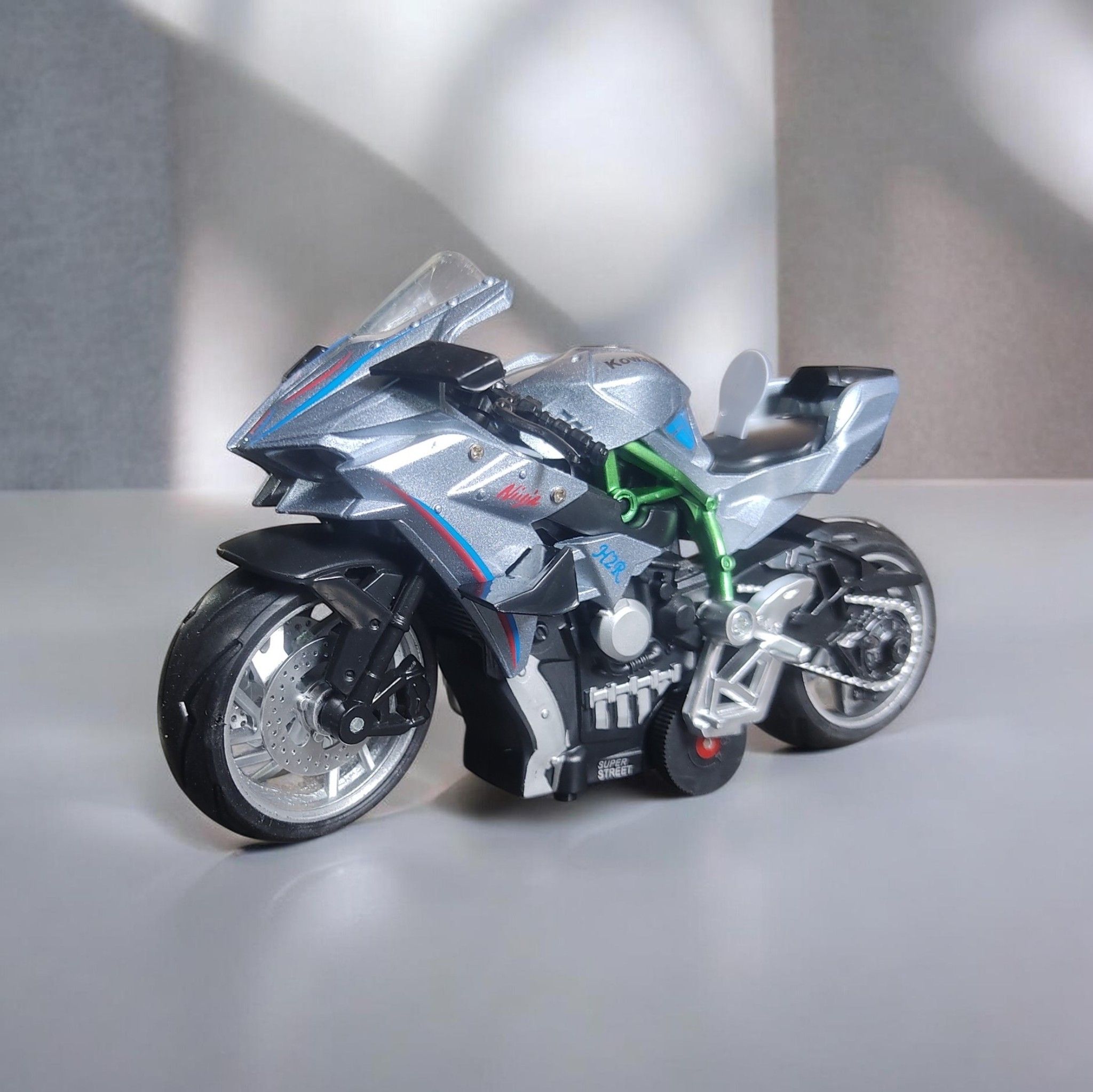 papami toytronix pvt. ltd PAPAMI TOY (H2 R) METAL OY BIKE-picture-18