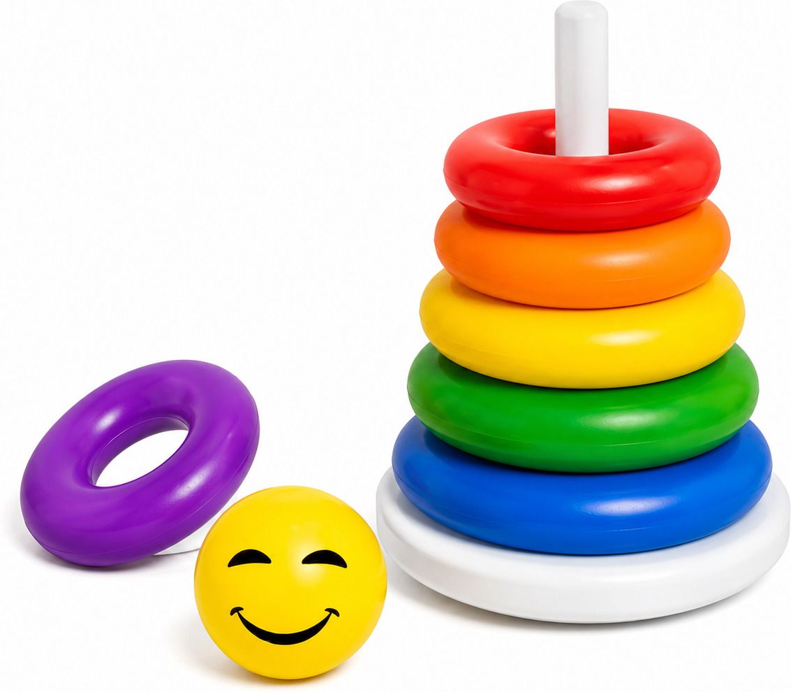 meeticreation Little's Montessori 5 Ring Stacking Toy Educational Toy for Kids-picture-16