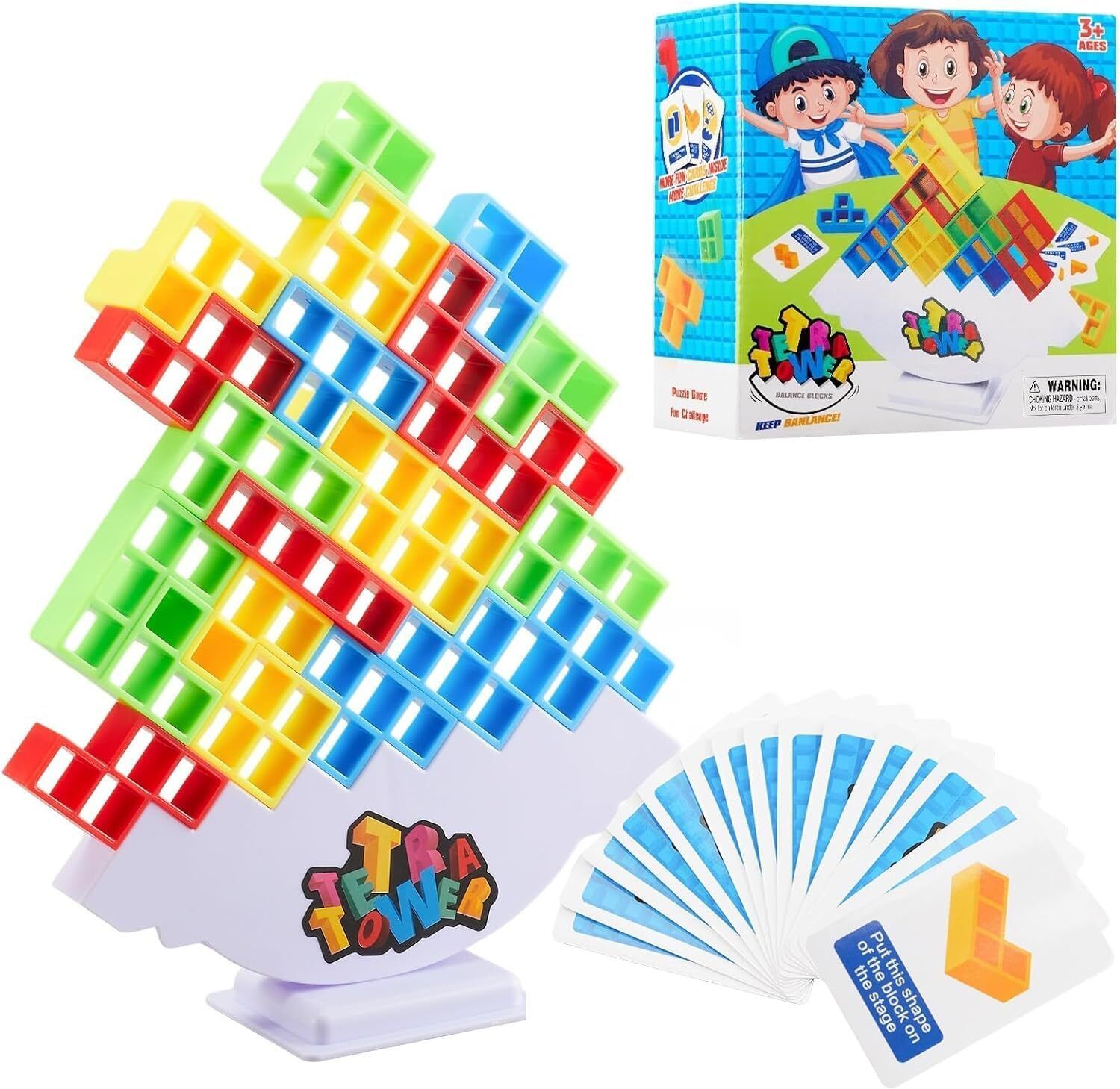 pandaworld Swing Stack High Child Balance Building Block 2-4 Players | Interactive STEM Toy-picture-17