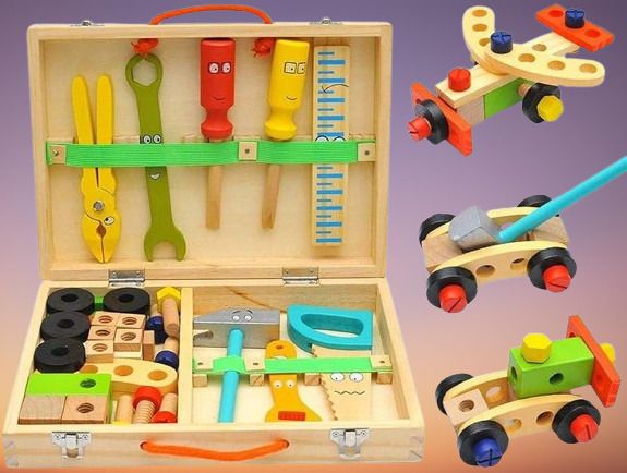 Functional Repair Tool Box for Kids - Educational Learning Pretend Play Game Toy