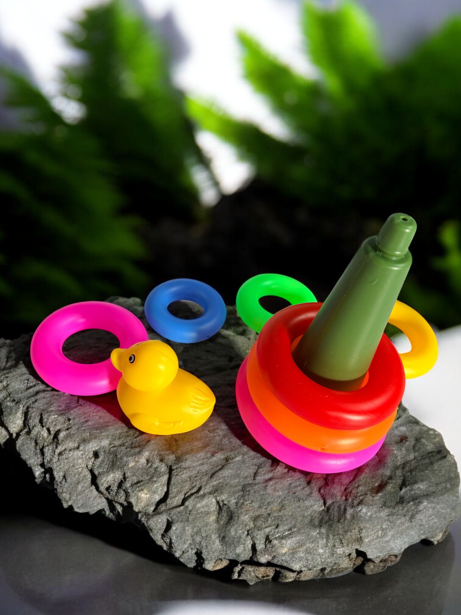 bhvmey Educational Ring Toss Duck Game Toy for Kids Family Activities-picture-13