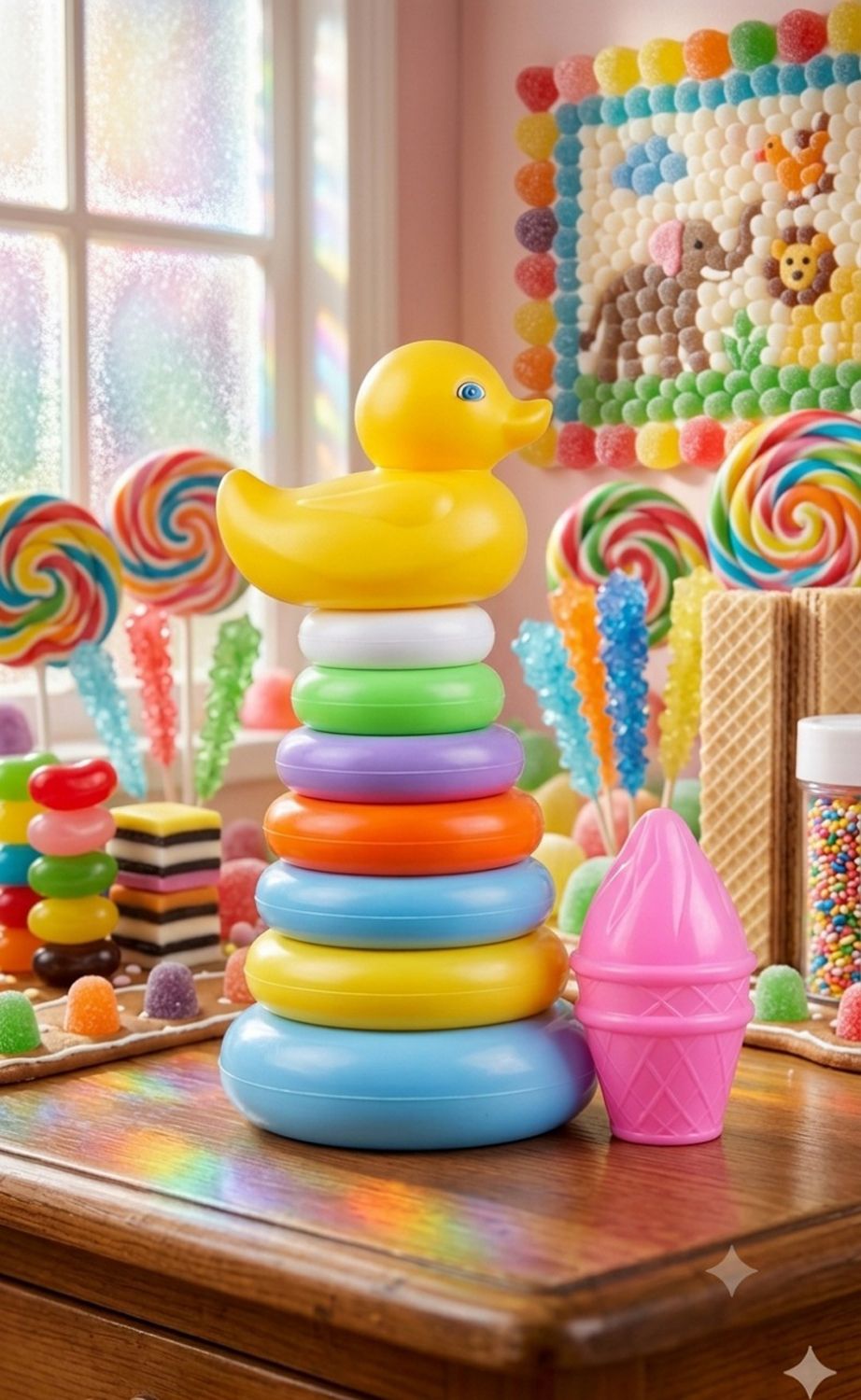paabadhum Stacking Multicolour 7 Rings Baby Toys for Kids-picture-22