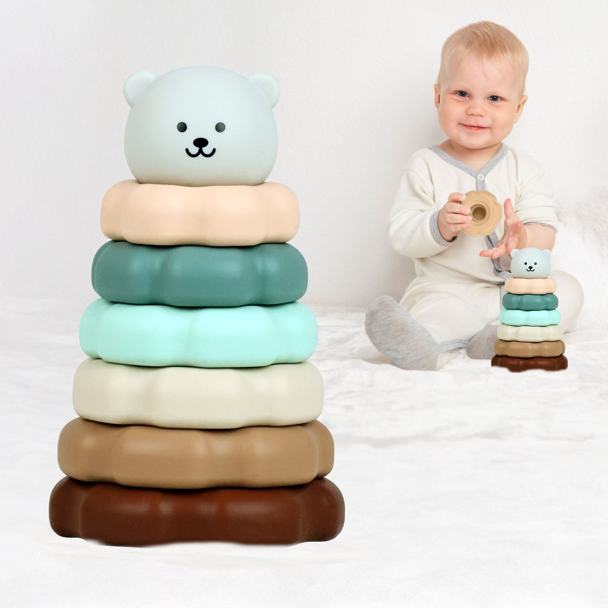 Orapple Teddy Stacker Perfect Learning Toys For Kids-image-48
