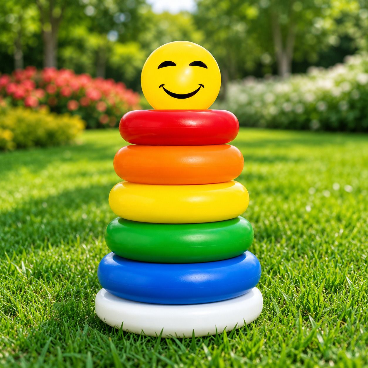 tavahbmart 5 Ring Stacking Toy for Babies Educational Learning Toy 1+ Years-picture-24