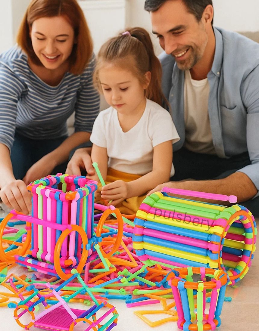 pulsbery Smart Stick 200 pcs Building set creative interlockig toy for kids-picture-12