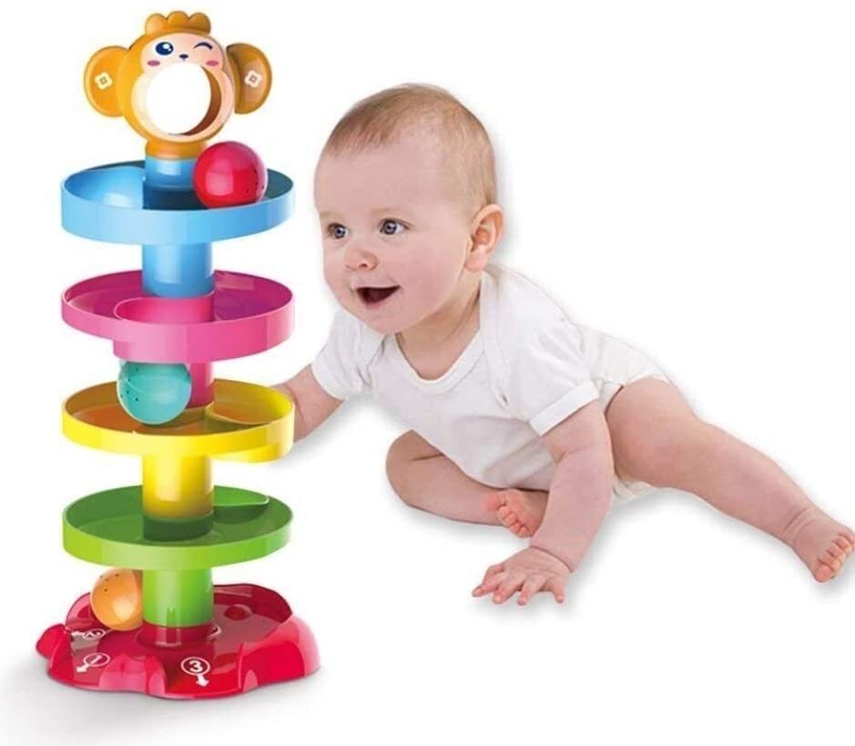 countrylink 5 Layer Ball Drop and Roll Swirling Tower for Toddler learning toy-picture-19