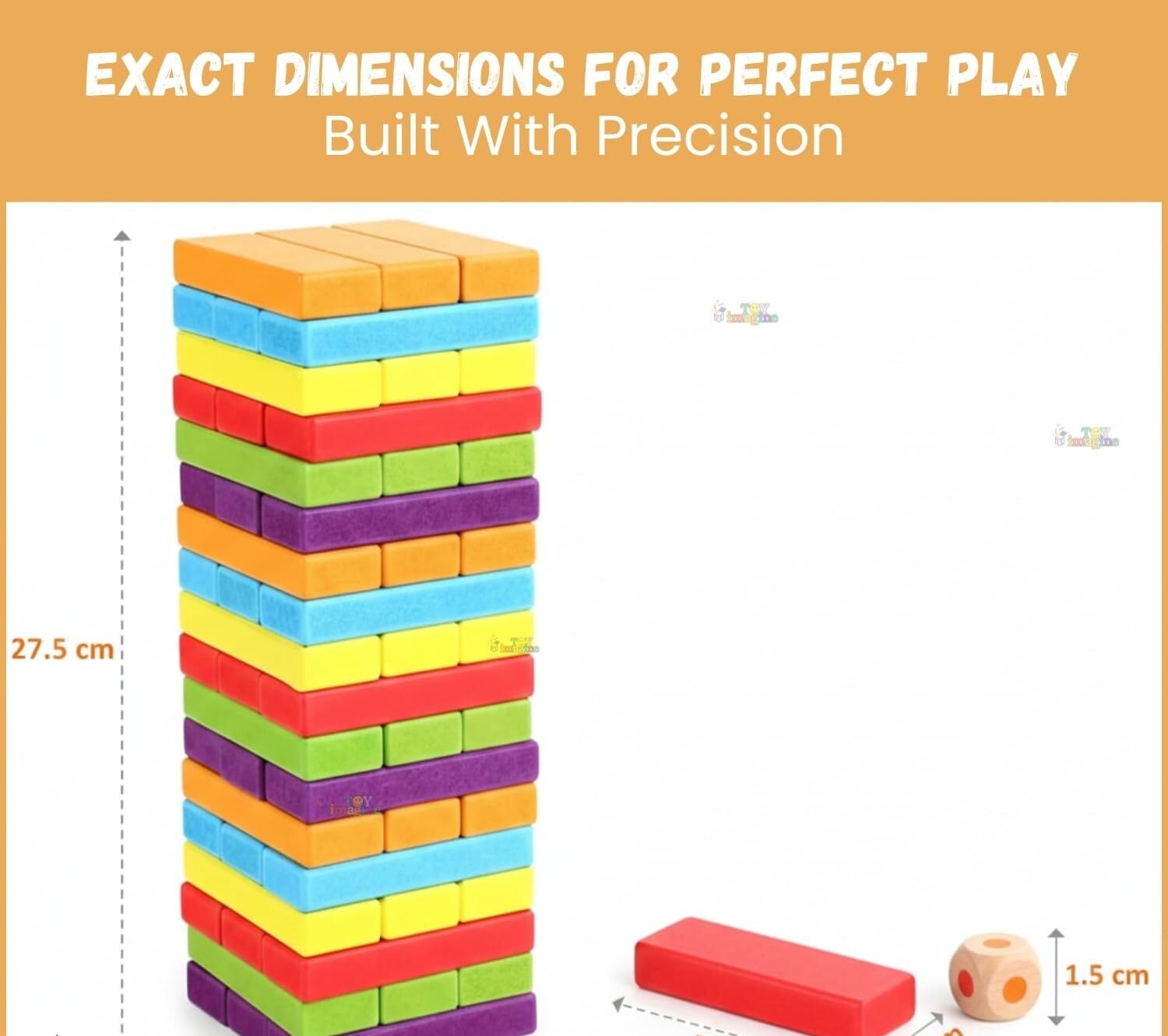 ekomvibez 54 Pcs Wooden Balancing Blocks Game for Boys & Girls 7–14 Years-picture-42