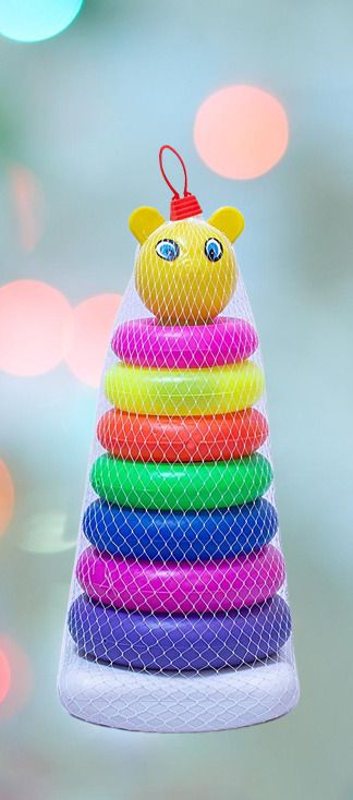 vworld Colourful Teddy Rings for Growing Babies,Toddlers - 7ring toy-picture-22
