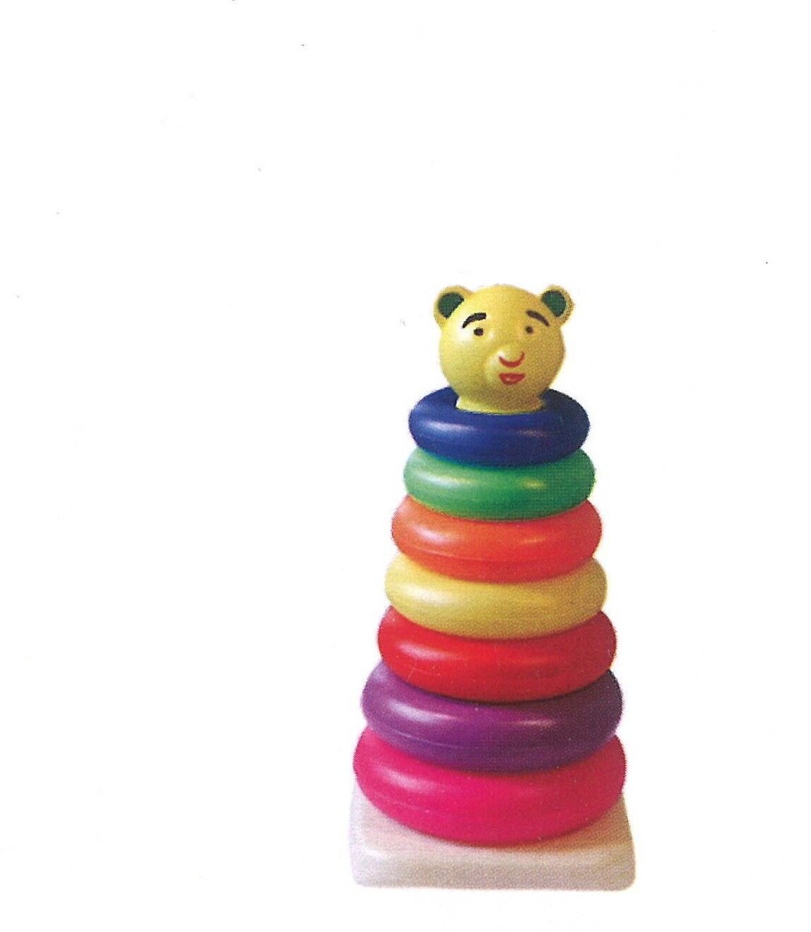 creativetoy Teddy Ring Big 07 Rings Educational Stacking Toy for Kids-picture-16