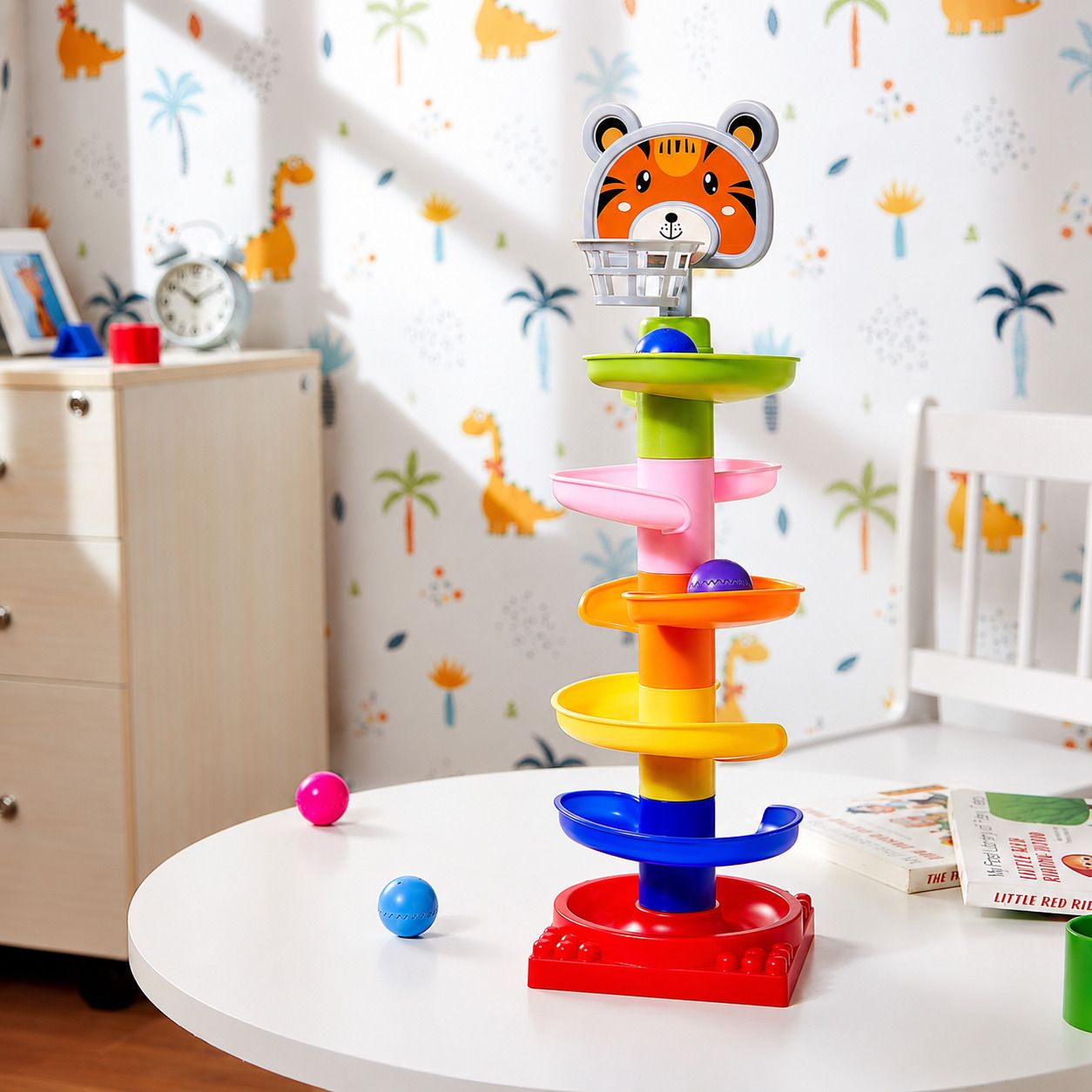 juteique Roll Ball Tower| Kids Toy-picture-23