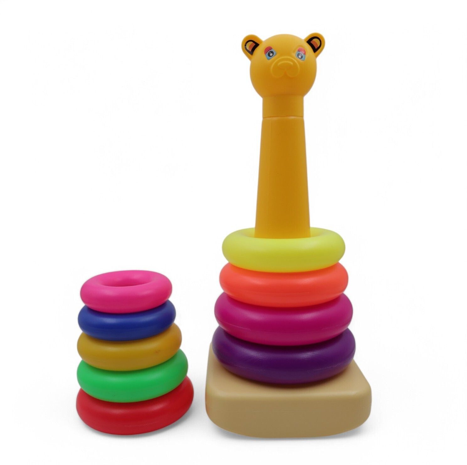 krafthooks Smiley Stacking Colouring Teddy Rings | 9 pieces-Educational Toy for Toddlers-picture-22