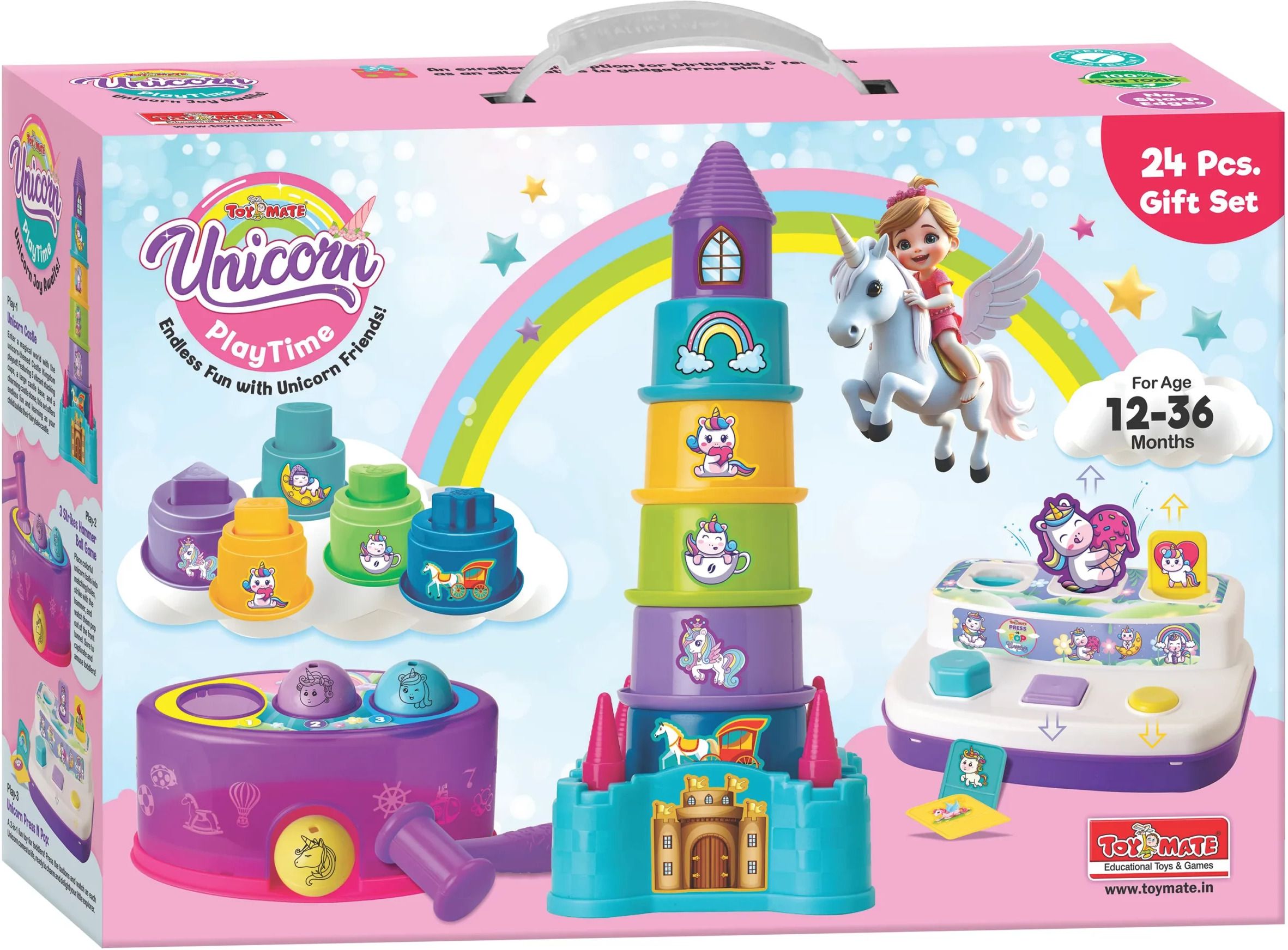 toymate Unicorn Play Time Gift Set For Kids 24pcs-picture-36