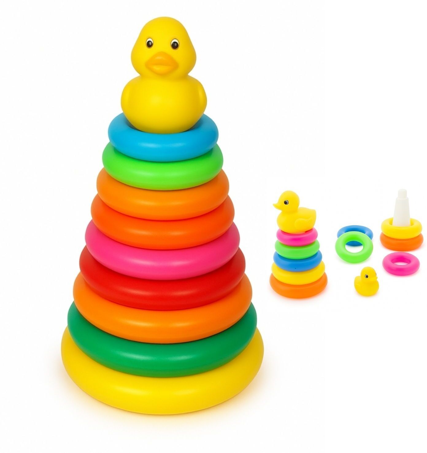 toyonza Stacking ring duck (9 colorfull rings)-picture-27
