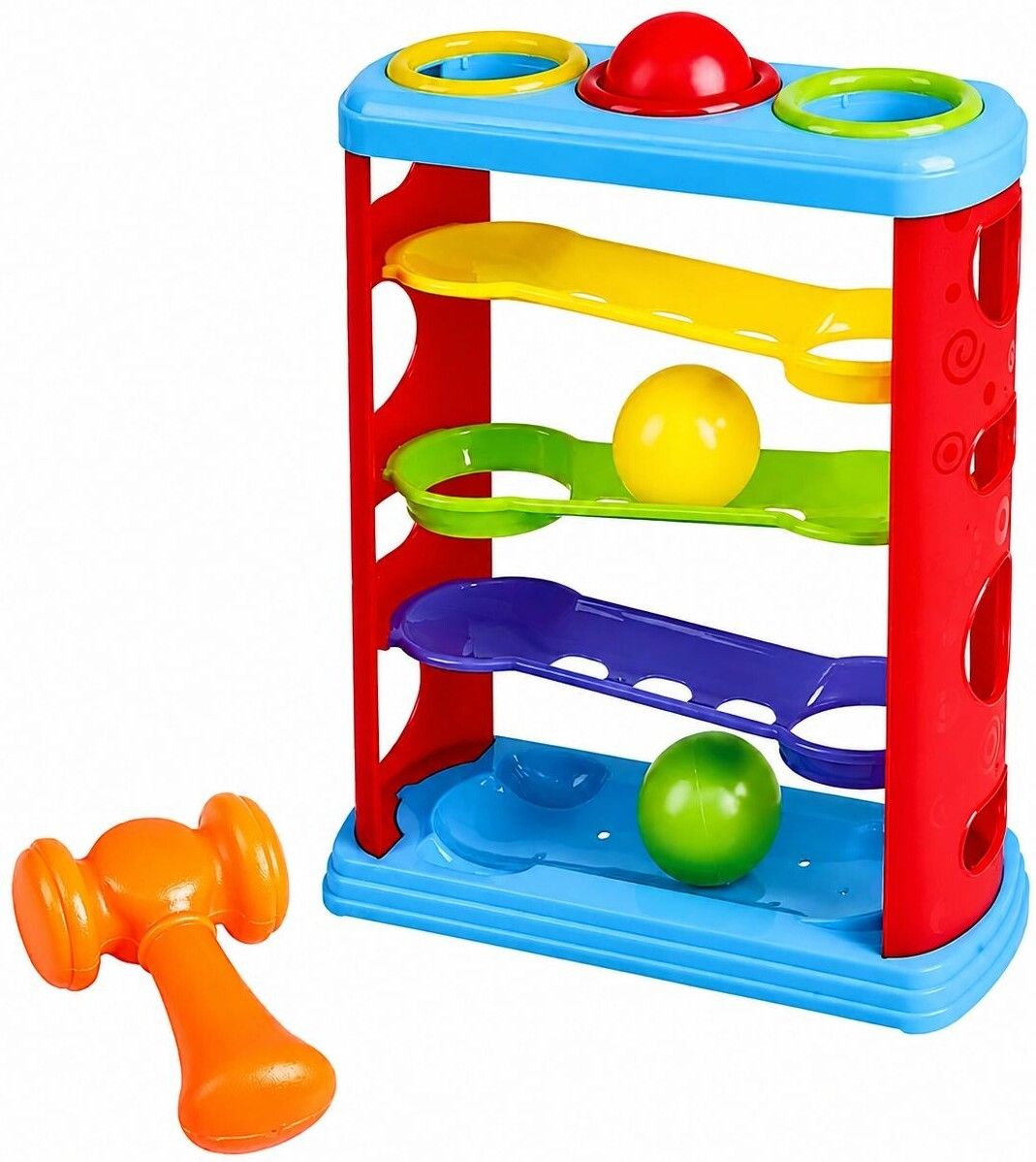 novexa KIDS COLORFUL HAMMER BALL DROP TOY SET FOR TODDLERS | EDUCATIONAL ACTIVITY TOY-picture-42