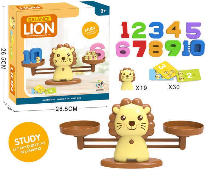bestie toys Lion Enlightenment Balanced Toys Cool Math Counting Games Toy,-picture-11