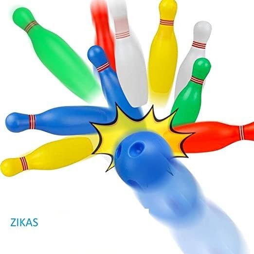 Bowling Game 10 bowling and 2 ball plastic toy Bowling-image-10