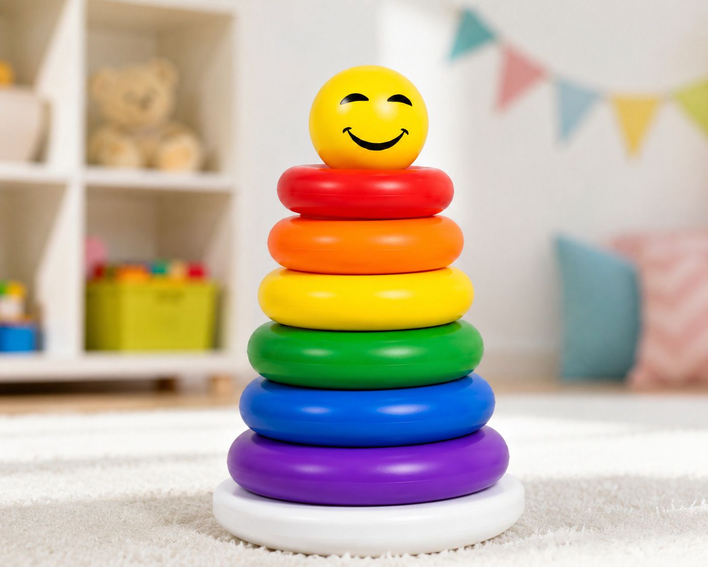 tavahbmart Wooden Stacking Toy for Babies Sensory Learning Toy 6-12 Months-picture-41