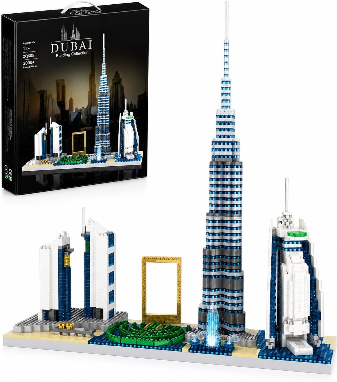 3000 Pcs Building Sky Scrapper Block Set-image-31