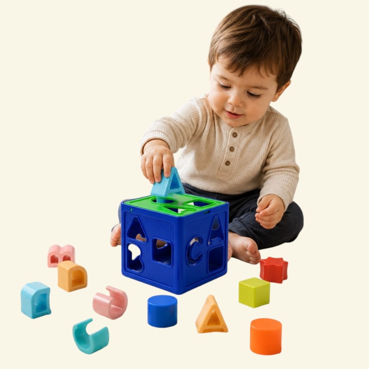 Shape Recognition Activity Cube for Kids Hand Eye Coordination Toy-image-31