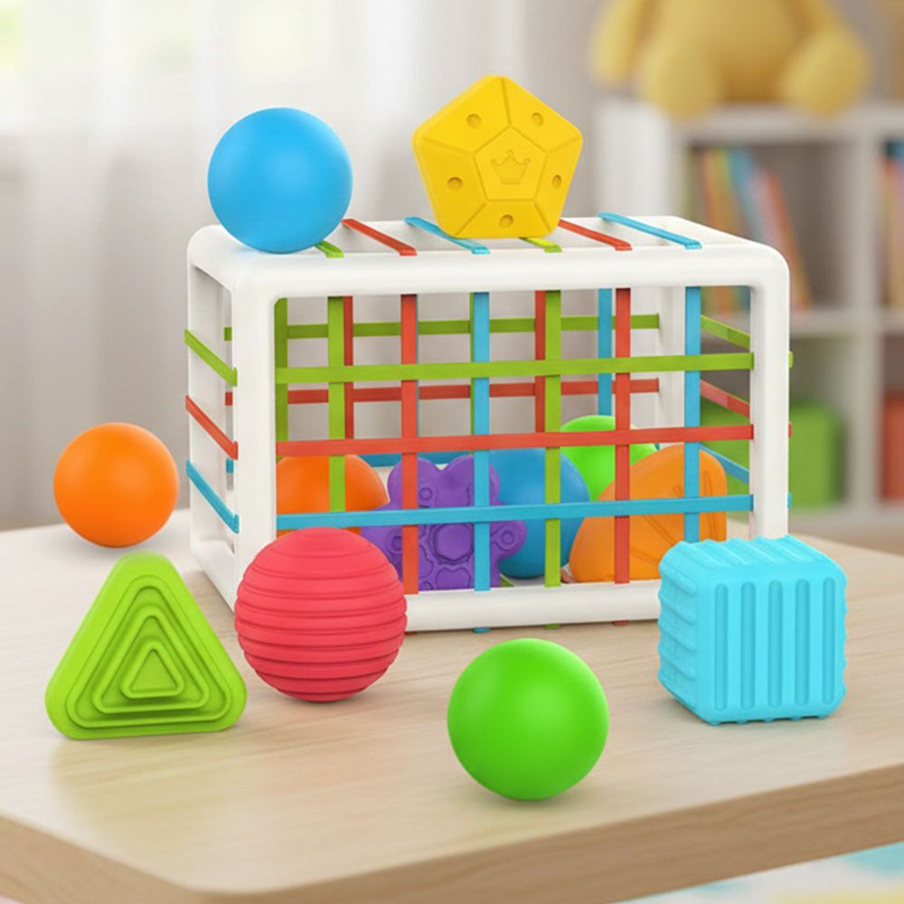 staranddaisy Baby Shape Sorting Toy | Educational Activity Cube for Kids 1–3 Years-picture-19