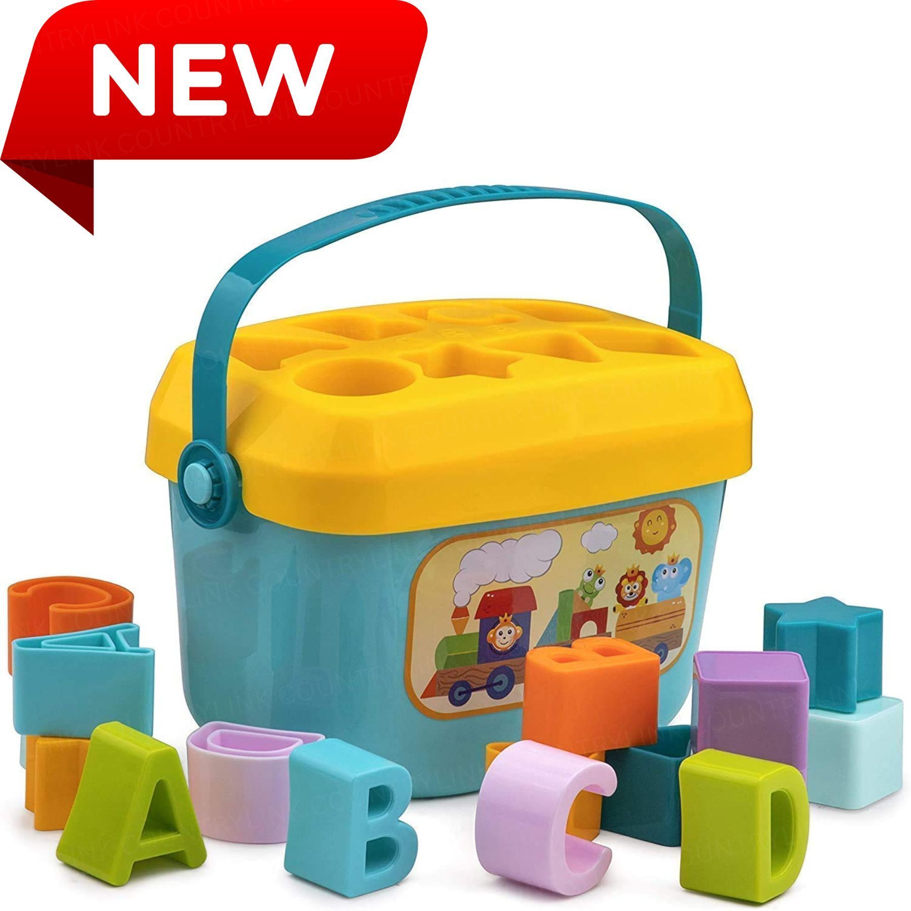 Baby First Blocks Color Shape Sorting Box Educational Toy Kids Baby Girl-image-38