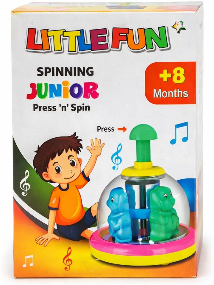 Little Fun Spinning Junior Press & Spin Toy for Kids (8+ Months)-image-6