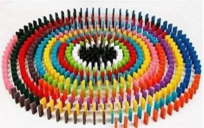 white popcorn Domino Block 100 Pcs-picture-13