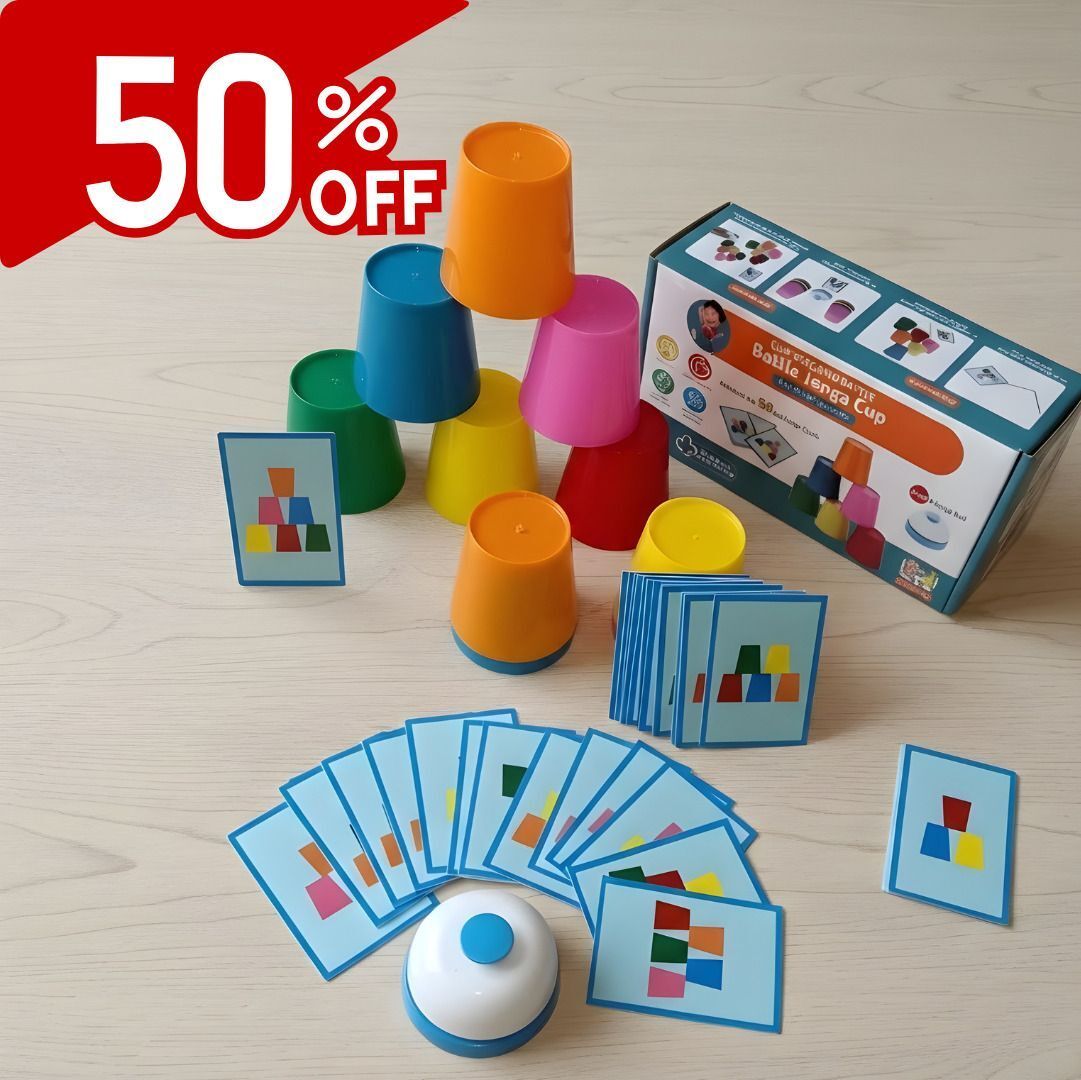 kavonex Cup Stacking Battle Game Set Educational Toy for Boys & Girls (3+ Years)-picture-28