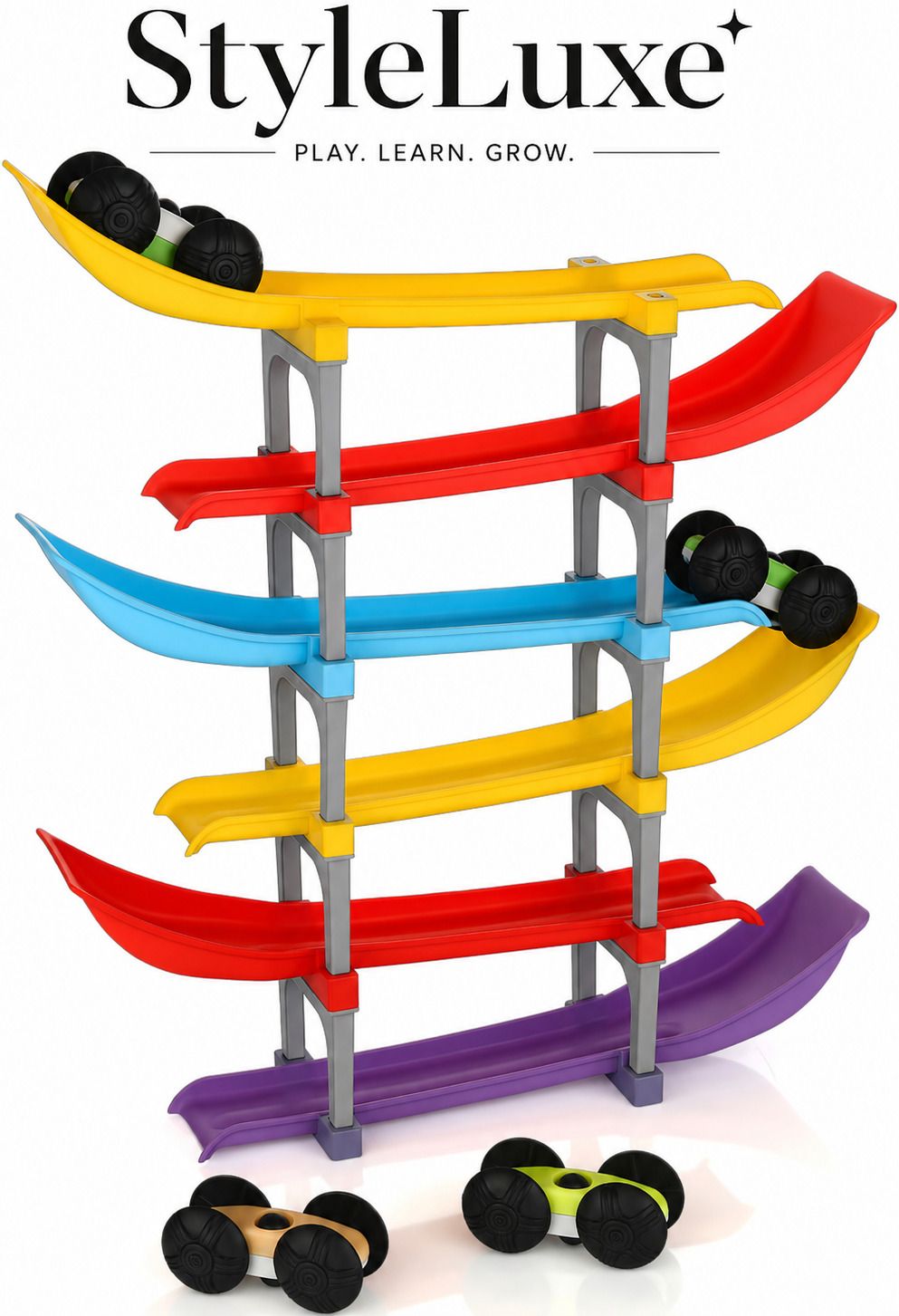 styleluxe 6 ramp and 4 car racer ramp multicolour-picture-25