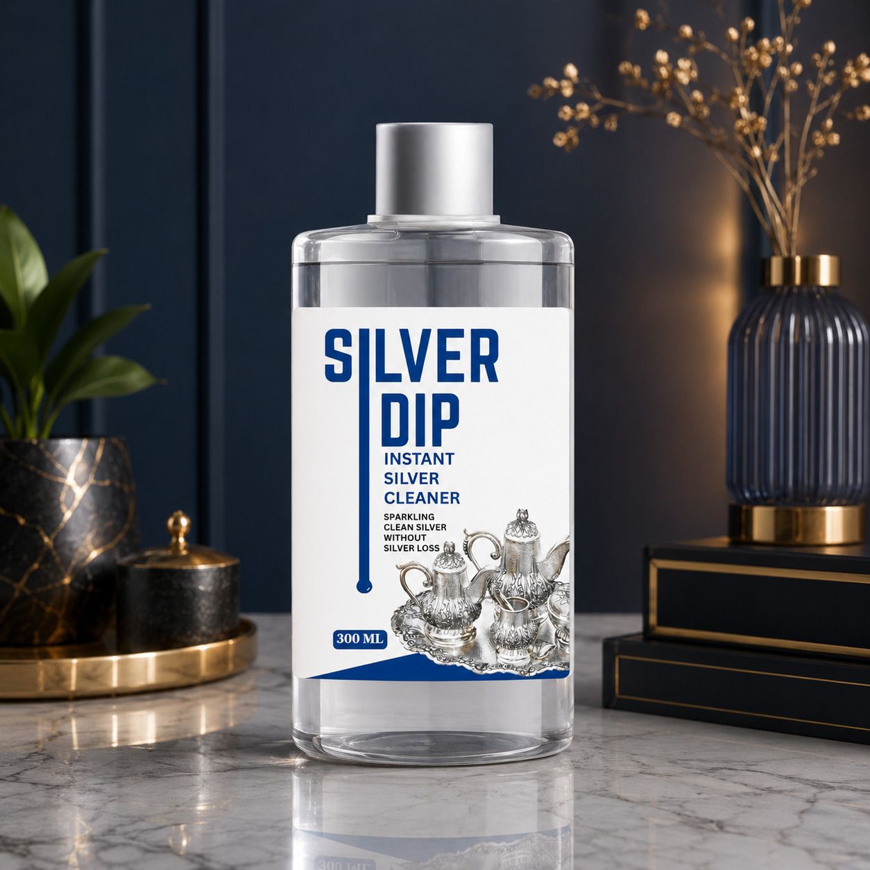 meridha08 Silver Dip Jewelry Polish Liquid 300 ml-picture-38
