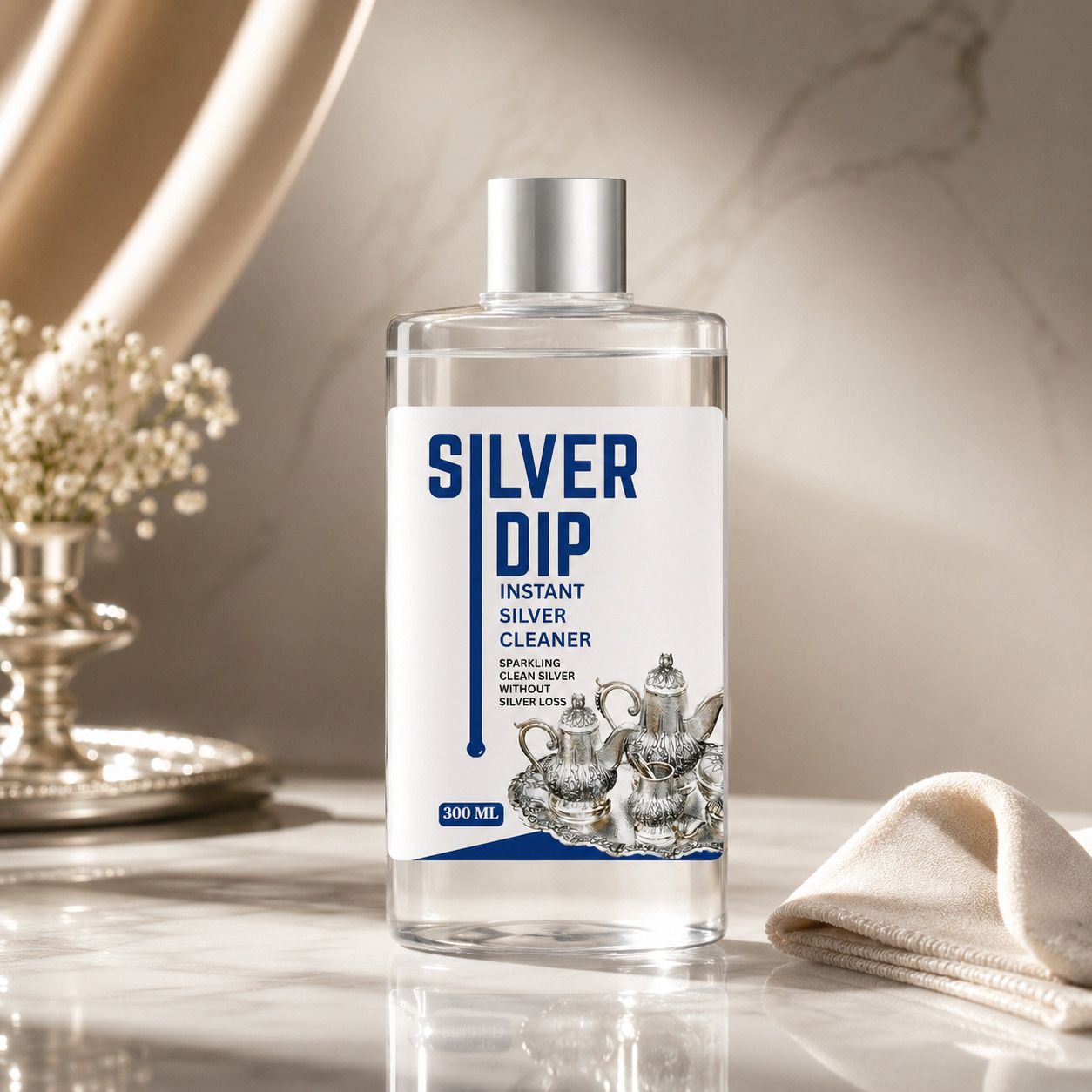 meridha08 Silver Dip Silver Mirror Finish 300 ml-picture-17