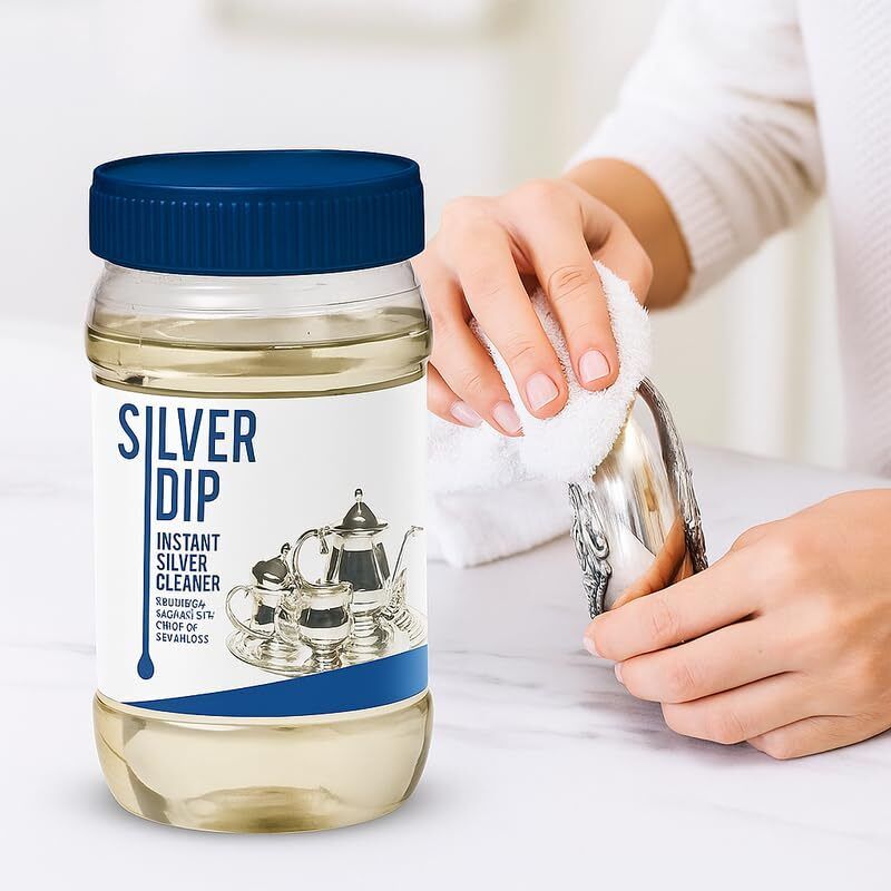 dhruvika Silver Jewellery Cleaner Dip Instant Tarnish Remover for Chains, Anklets & More-picture-43