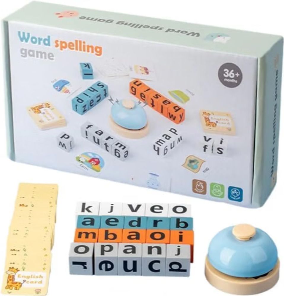 shyam Wooden Alphabet Spelling Game Stamp Album-picture-25