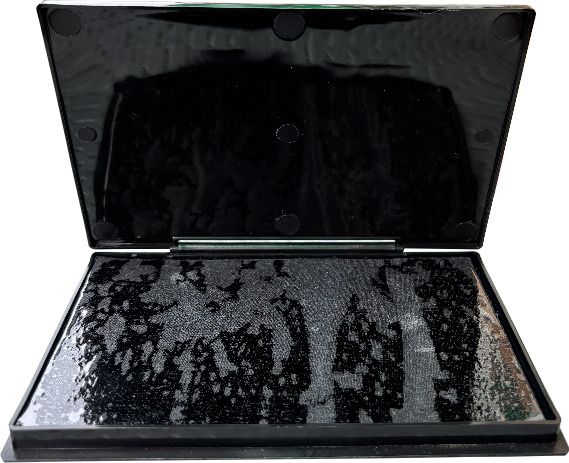 Big Size Ink Stamp Pad Color Black for Stamping Purpose Size 15.7 cm x 9.6 cm-image-19