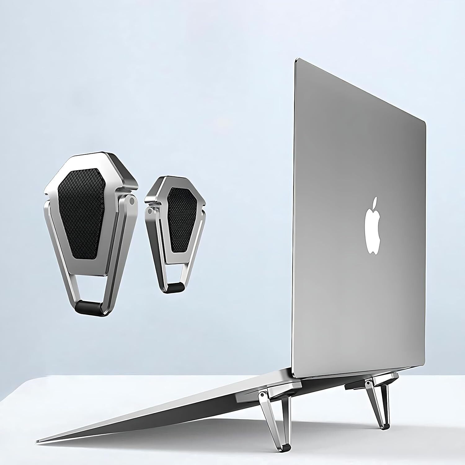 Foldable Laptop Stand for Desk with Anti-Slip Support, Portable Laptop Riser Cue Sports Stand