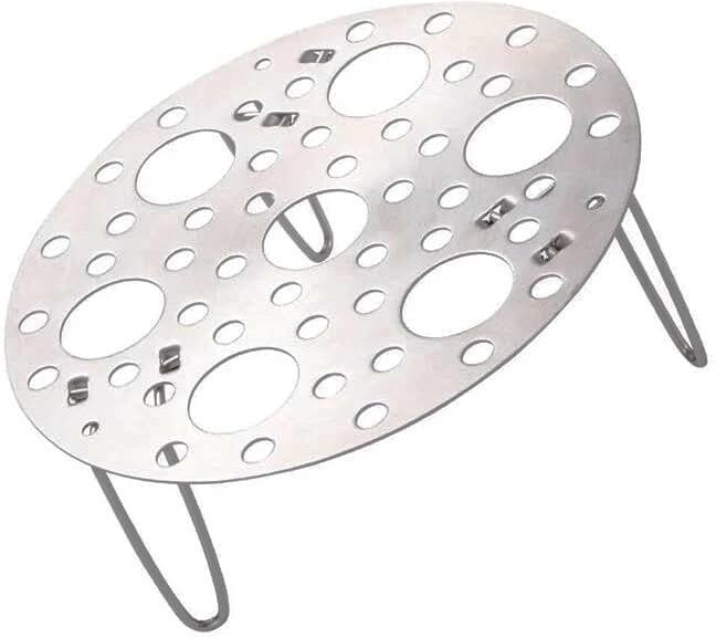 2 Psc Stainless Steel Steamer Stand | Gas Stove & Cooker Steam Rack Cam